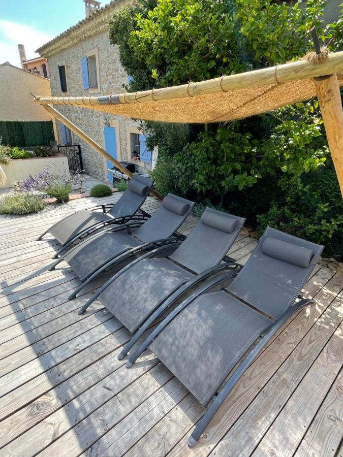Mas Provencale Jardin Piscine Villa Saint-Cyr-sur-Mer Ngoại thất bức ảnh